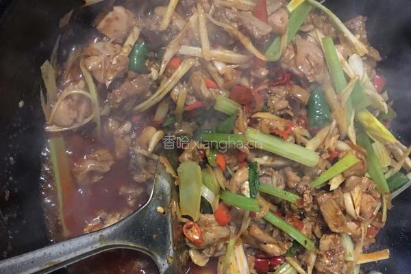仔姜炒兔肉的做法图解5