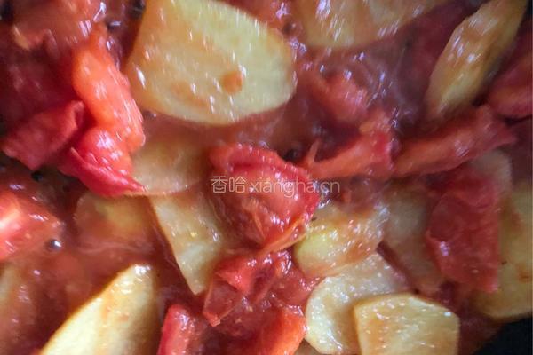 西红柿炒土豆片的做法图解5