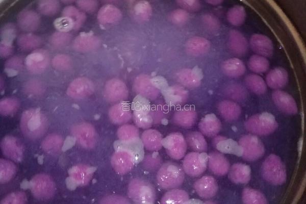 紫薯酒酿的做法图解3