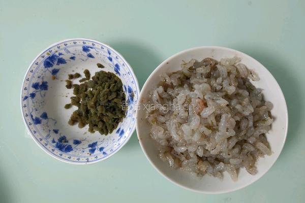 虾子蒸豆腐的做法图解1