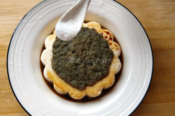 虾子蒸豆腐的做法图解7