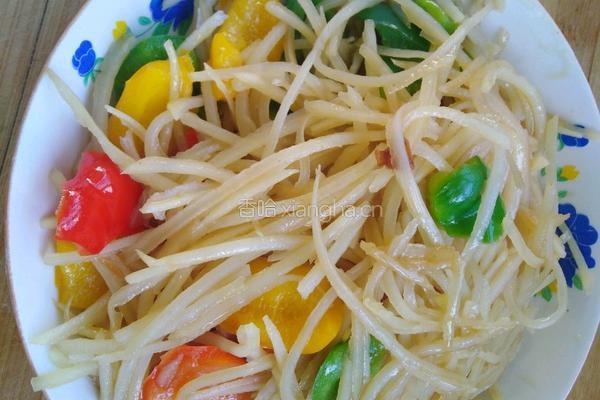 醋溜土豆丝的做法图解4