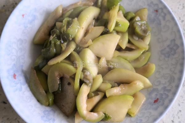 辣炒丝瓜瓠子的做法图解6