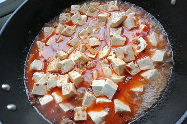 肉沫麻婆豆腐的做法图解6