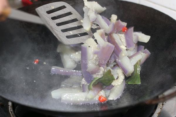 清炒茄子的做法图解3