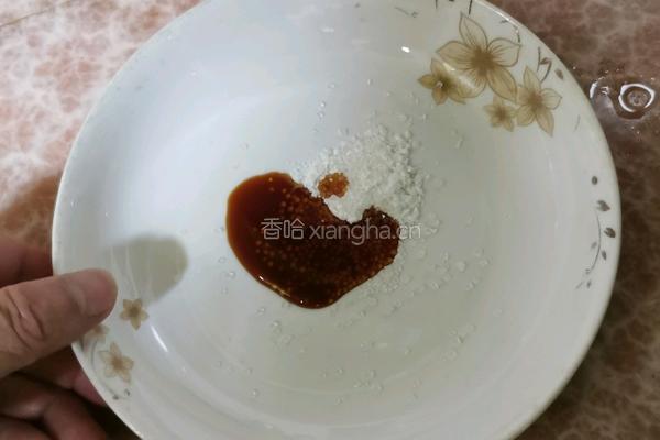 通菜炒肾球的做法图解4