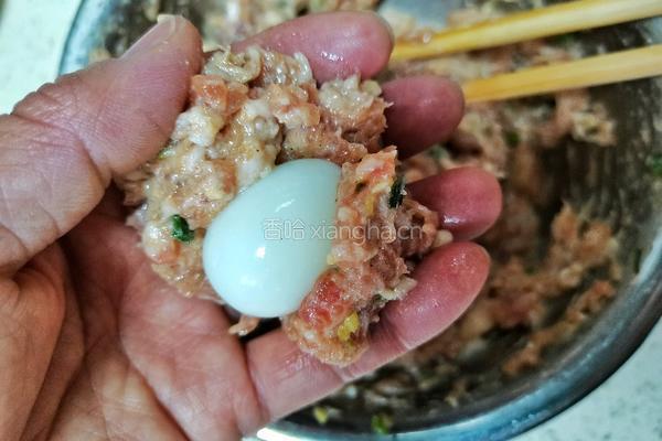 吃不够的外酥里嫩的乾坤肉丸的做法图解6