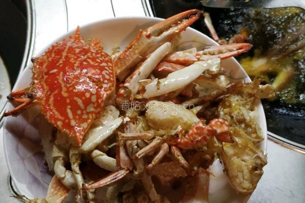 避风塘炒蟹的做法图解7