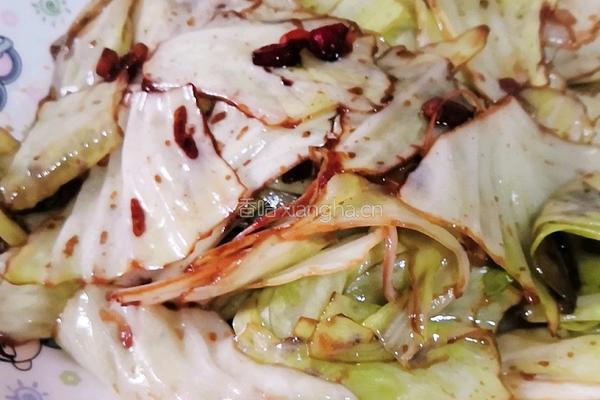 爆炒手撕包菜的做法图解6