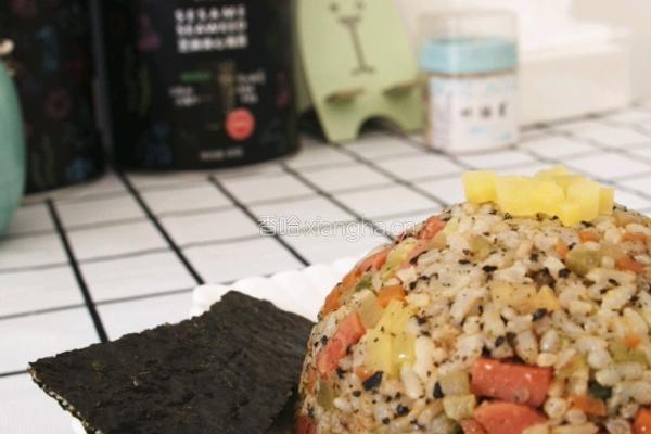 什锦海苔炒饭的做法图解4