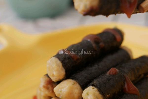 海苔鸡肉卷的做法图解7