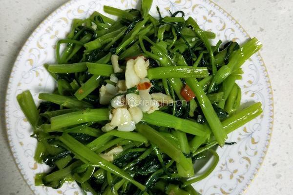 呛辣通菜的做法图解6