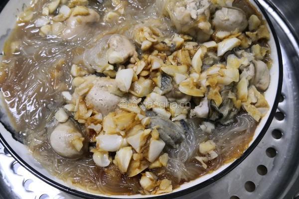 蒜蓉粉丝生蚝的做法图解8