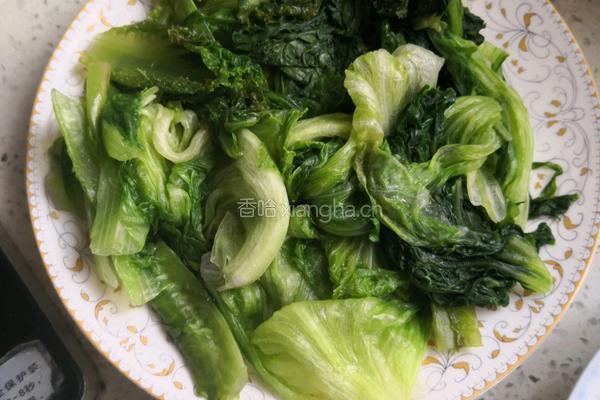蚝油生菜的做法图解3