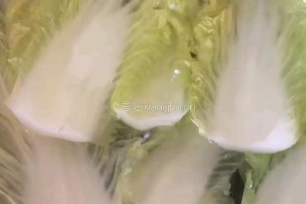 白菜肉卷的做法图解2