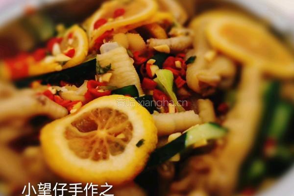 网红柠檬鸡爪
