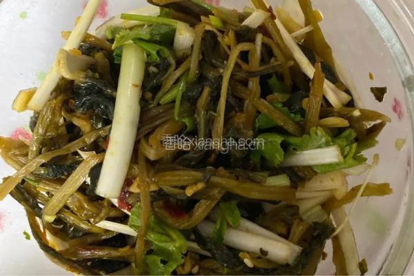 拌橄榄菜的做法图解4