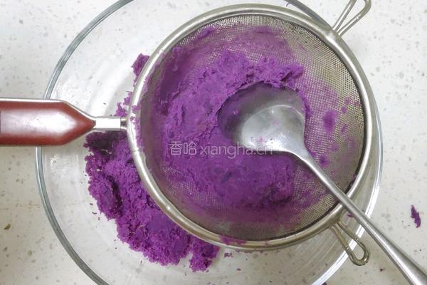紫薯牛奶小方的做法图解5