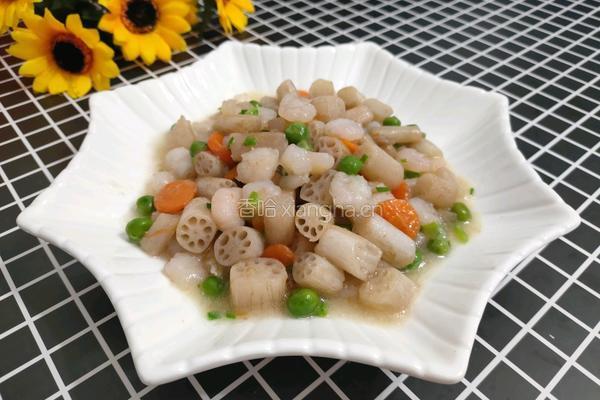 藕带炒虾仁