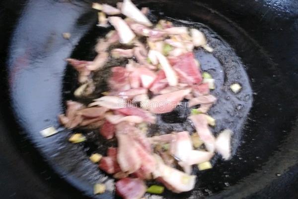 肉炒黄豆芽的做法图解3