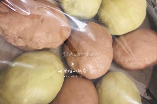 夏日 | 双色花朵蒸面包的做法图解8