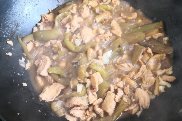 鸡胸茄子煲的做法图解10