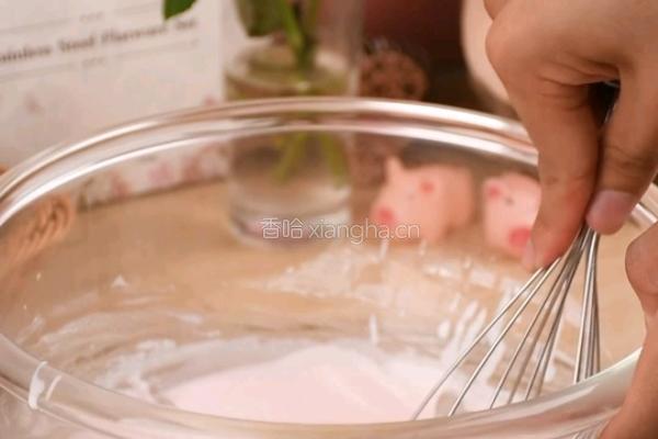 糯叽叽的蜜桃味冰淇淋雪媚娘夏天就该这么吃的做法图解1