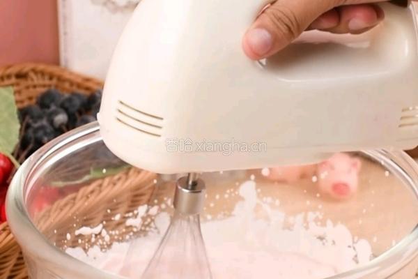 糯叽叽的蜜桃味冰淇淋雪媚娘夏天就该这么吃的做法图解4