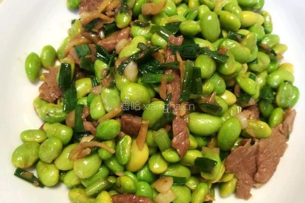 毛豆炒肉的做法图解6