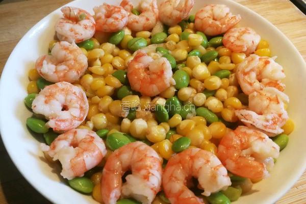 逗逗虾（玉米青豆炒虾仁）的做法图解6