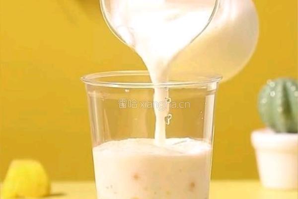 凤梨啵啵酸奶的做法图解10