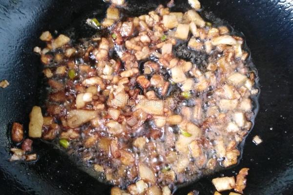豆角肉丝手擀面的做法图解2