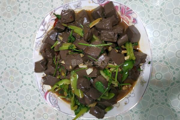 炒羊血的做法图解6