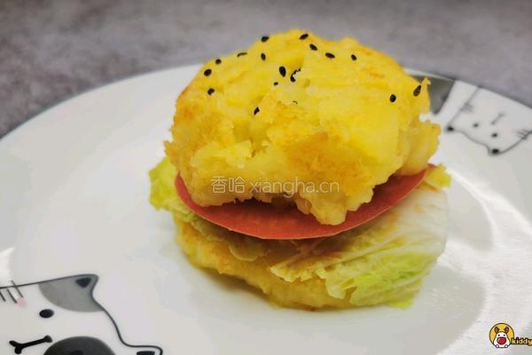 鹅肝土豆汉堡泥的做法图解9