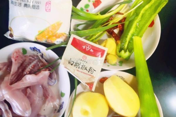 干锅牛蛙的做法图解1