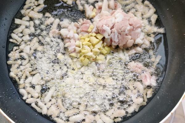 肉沫豆角的做法图解3