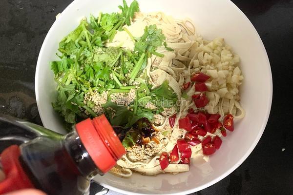 凉拌豆腐皮的做法图解5