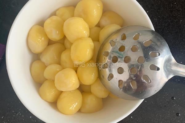 牛奶芒果芋圆的做法图解5