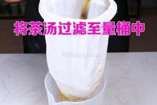 茶饮备料6 四季春茶底的做法图解7