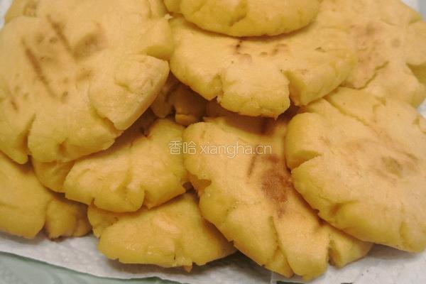 奶香玉米饼的做法图解7