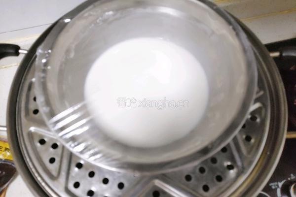 紫薯豆沙麻薯华夫饼的做法图解6