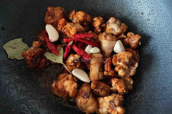 鸡腿烧毛豆的做法图解9