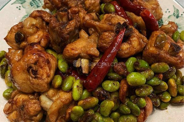鸡腿烧毛豆的做法图解16