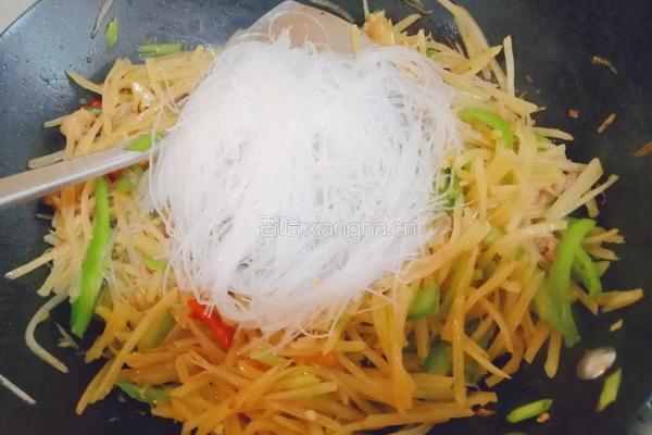 土豆丝炒肉的做法图解11
