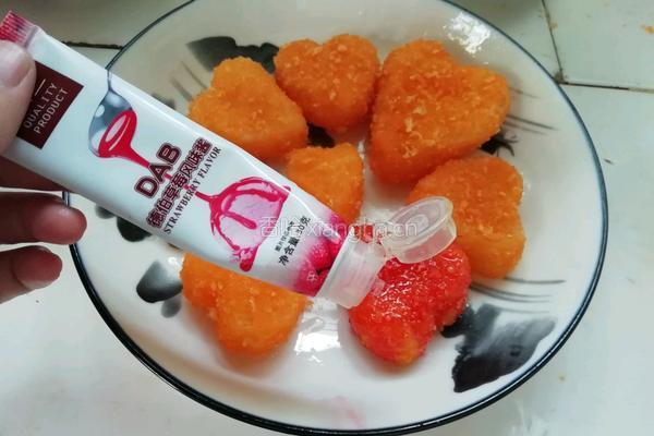 脆皮爱心甜点的做法图解10