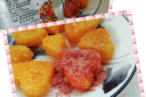 脆皮爱心甜点的做法图解11