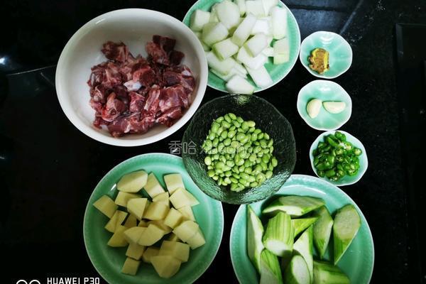 蔬菜排骨汤的做法图解2