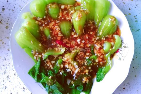 蚝油油菜的做法图解4