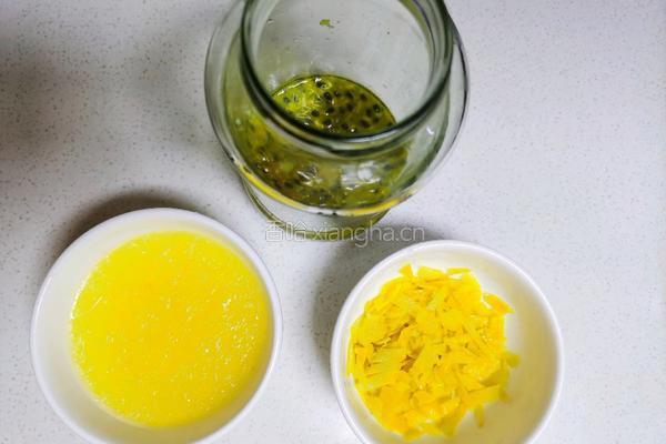 百香果柠檬蜜茶的做法图解1