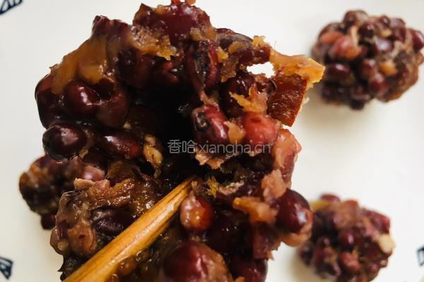 红豆红枣糯米丸的做法图解7